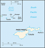 Kartta: Oceania / Amerikan Samoa