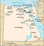 Kartta: Afrikka / Egypti