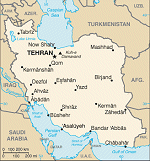 Kartta: Lähi-itä / Iran