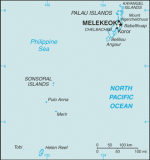 Kartta: Oceania / Palau