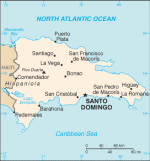 Kartta: Karibia / Dominikaaninen tasavalta