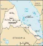 Kartta: Afrikka / Eritrea
