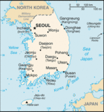 Kartta: Aasia / EtelÃ¤-Korea