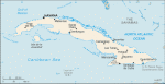 Kartta: Karibia / Kuuba