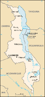 Kartta: Afrikka / Malawi