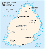 Kartta: Afrikka / Mauritius