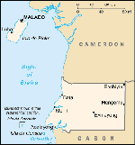 Kartta: Afrikka / P�iv�ntasaajan Guinea