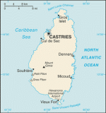 Kartta: Karibia / Saint Lucia